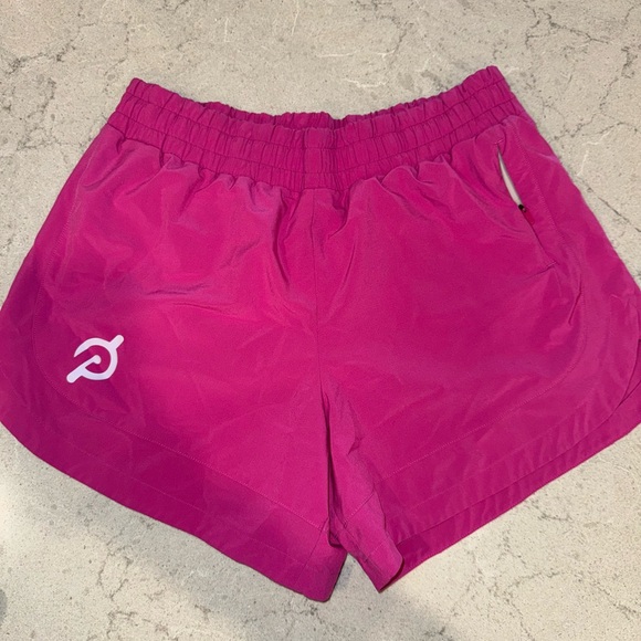 Peloton Pink Athletic Shorts - Picture 2 of 4
